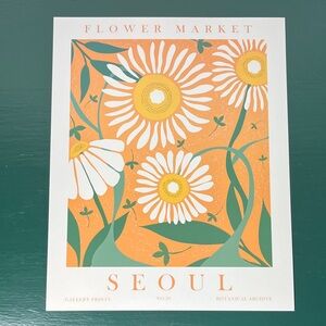 Floral Market Botanical Archive SEOUL No. 20 Gallery Print